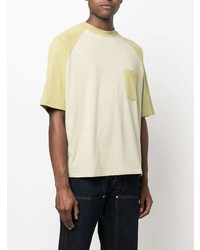 hellbeige T-Shirt mit einem Rundhalsausschnitt von Levi's Made & Crafted