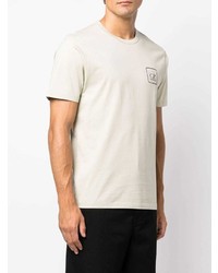 hellbeige T-Shirt mit einem Rundhalsausschnitt von C.P. Company