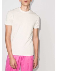 hellbeige T-Shirt mit einem Rundhalsausschnitt von Tom Ford