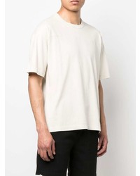 hellbeige T-Shirt mit einem Rundhalsausschnitt von Champion