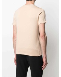 hellbeige T-Shirt mit einem Rundhalsausschnitt von Tom Ford