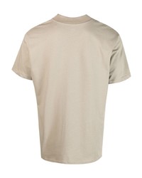 hellbeige T-Shirt mit einem Rundhalsausschnitt von Alpha Industries