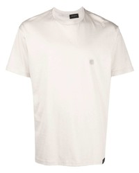 hellbeige T-Shirt mit einem Rundhalsausschnitt von Low Brand