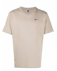 hellbeige T-Shirt mit einem Rundhalsausschnitt von McQ