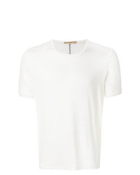 hellbeige T-Shirt mit einem Rundhalsausschnitt von Nuur
