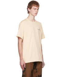 hellbeige T-Shirt mit einem Rundhalsausschnitt von Sunflower