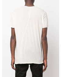 hellbeige T-Shirt mit einem Rundhalsausschnitt von Rick Owens DRKSHDW