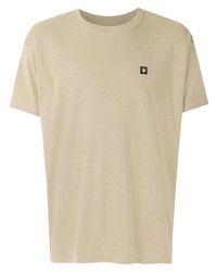 hellbeige T-Shirt mit einem Rundhalsausschnitt von OSKLEN