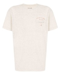 hellbeige T-Shirt mit einem Rundhalsausschnitt von OSKLEN