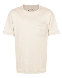 hellbeige T-Shirt mit einem Rundhalsausschnitt von OSKLEN