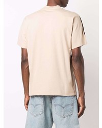 hellbeige T-Shirt mit einem Rundhalsausschnitt von Jacquemus