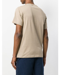 hellbeige T-Shirt mit einem Rundhalsausschnitt von Department 5