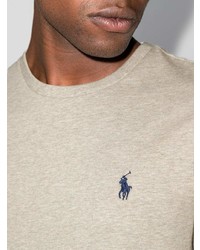 hellbeige T-Shirt mit einem Rundhalsausschnitt von Polo Ralph Lauren