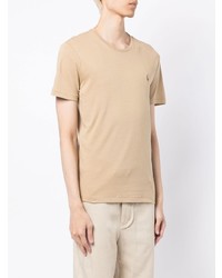 hellbeige T-Shirt mit einem Rundhalsausschnitt von Polo Ralph Lauren