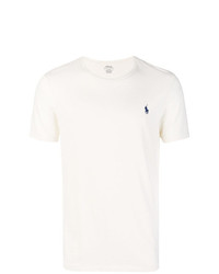 hellbeige T-Shirt mit einem Rundhalsausschnitt von Polo Ralph Lauren