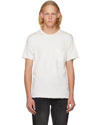 hellbeige T-Shirt mit einem Rundhalsausschnitt von rag & bone