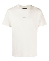 hellbeige T-Shirt mit einem Rundhalsausschnitt von Represent