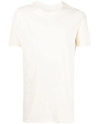 hellbeige T-Shirt mit einem Rundhalsausschnitt von Rick Owens DRKSHDW