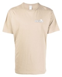 hellbeige T-Shirt mit einem Rundhalsausschnitt von RIPNDIP