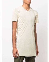 hellbeige T-Shirt mit einem Rundhalsausschnitt von Rick Owens