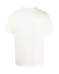 hellbeige T-Shirt mit einem Rundhalsausschnitt von Nuur