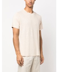 hellbeige T-Shirt mit einem Rundhalsausschnitt von Isabel Marant