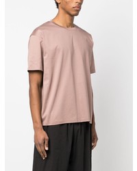 hellbeige T-Shirt mit einem Rundhalsausschnitt von Valentino