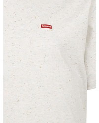 hellbeige T-Shirt mit einem Rundhalsausschnitt von Supreme