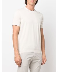 hellbeige T-Shirt mit einem Rundhalsausschnitt von Windsor