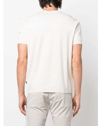 hellbeige T-Shirt mit einem Rundhalsausschnitt von Windsor