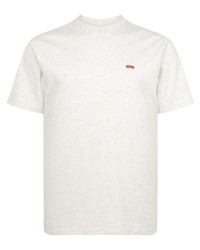 hellbeige T-Shirt mit einem Rundhalsausschnitt von Supreme