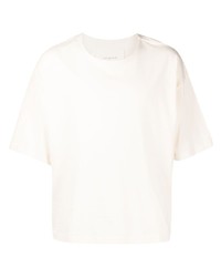 hellbeige T-Shirt mit einem Rundhalsausschnitt von Toogood