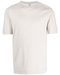 hellbeige T-Shirt mit einem Rundhalsausschnitt von Transit