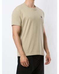 hellbeige T-Shirt mit einem Rundhalsausschnitt von OSKLEN