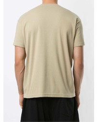 hellbeige T-Shirt mit einem Rundhalsausschnitt von OSKLEN