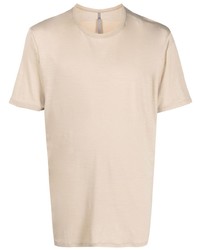 hellbeige T-Shirt mit einem Rundhalsausschnitt von Veilance