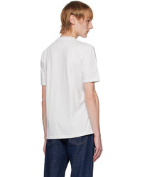 hellbeige T-Shirt mit einem Rundhalsausschnitt von Maison Margiela