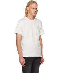 hellbeige T-Shirt mit einem Rundhalsausschnitt von rag & bone