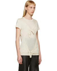 hellbeige T-shirt von MARQUES ALMEIDA