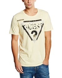 hellbeige T-shirt von GUESS