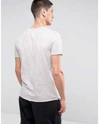 hellbeige T-shirt von Selected