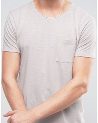 hellbeige T-shirt von Selected