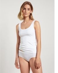 hellbeige Trägershirt von Calida