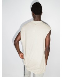 hellbeige Trägershirt von Rick Owens DRKSHDW