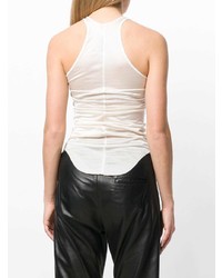 hellbeige Trägershirt von Rick Owens Lilies