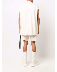 hellbeige Trägershirt von Rick Owens DRKSHDW