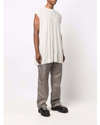 hellbeige Trägershirt von Rick Owens DRKSHDW