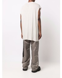 hellbeige Trägershirt von Rick Owens DRKSHDW