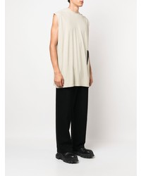 hellbeige Trägershirt von Rick Owens DRKSHDW