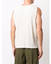 hellbeige Trägershirt von Homme Plissé Issey Miyake